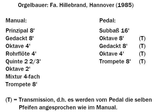 Martfeld Disposition